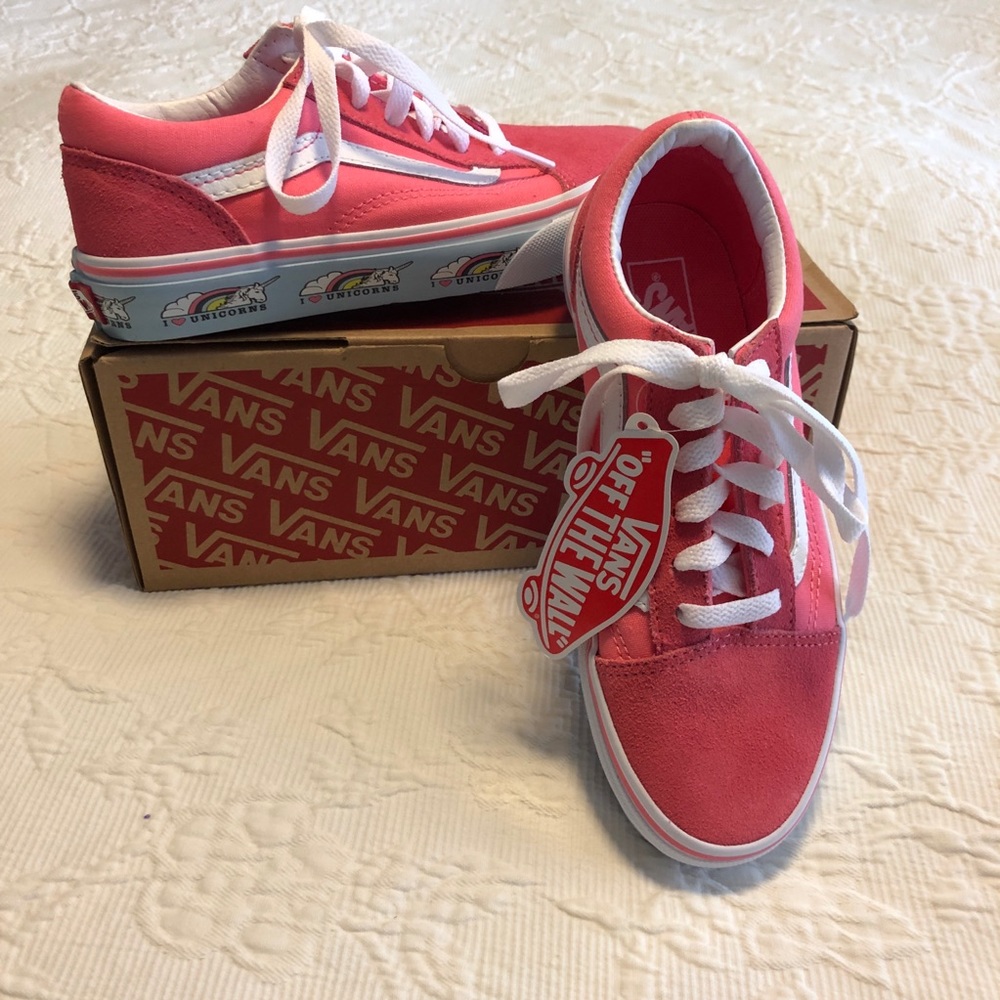 Vans Kid’s Old Skool Unicorn Suede Shoes